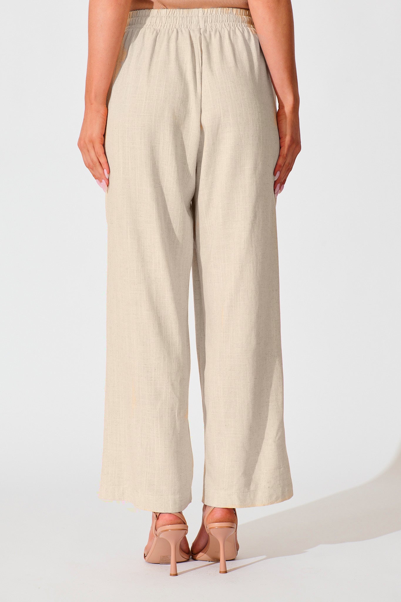 PRE ORDER Natural Form Pant in Oatmeal Cotton Linen