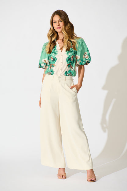 Rosalinda Pant in Cream