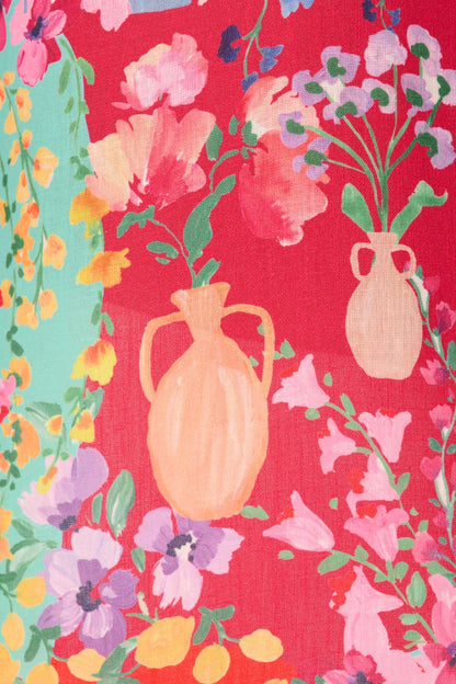 Bonita Shirt in Multi Resort Linen Blend