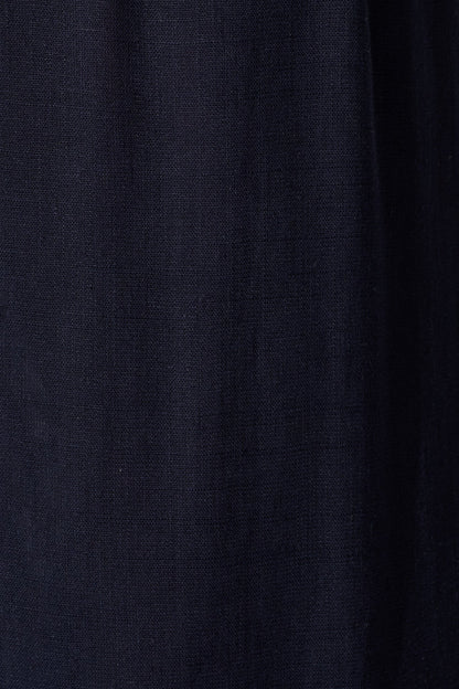 Refined Ease Pant in Navy Linen Blend