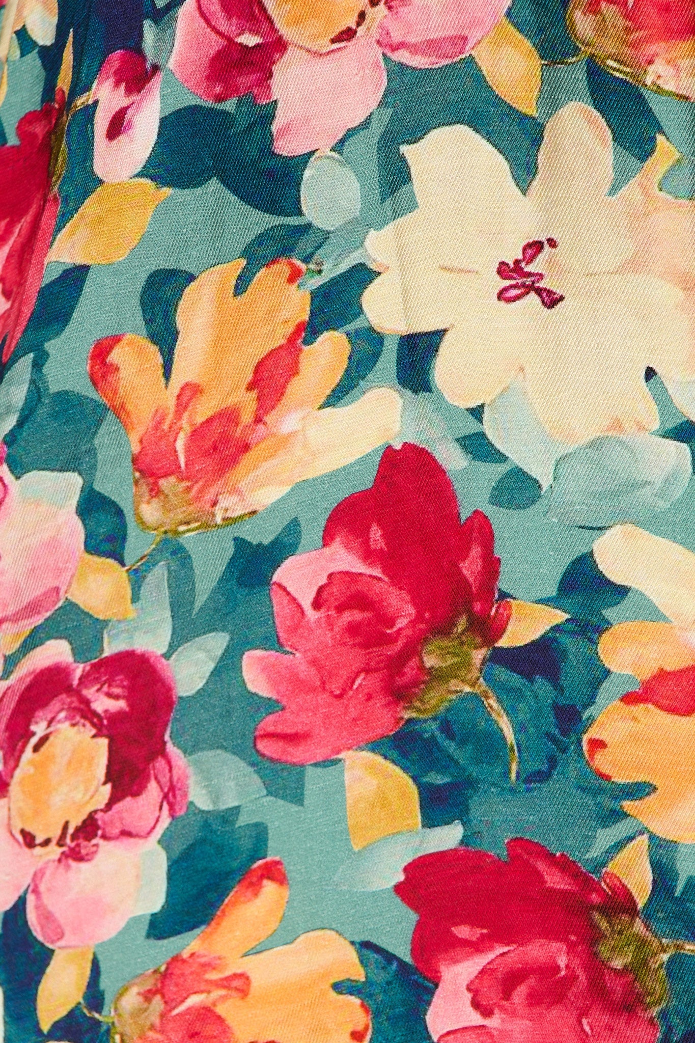 Aeryn Shirt in Jade Floral Print