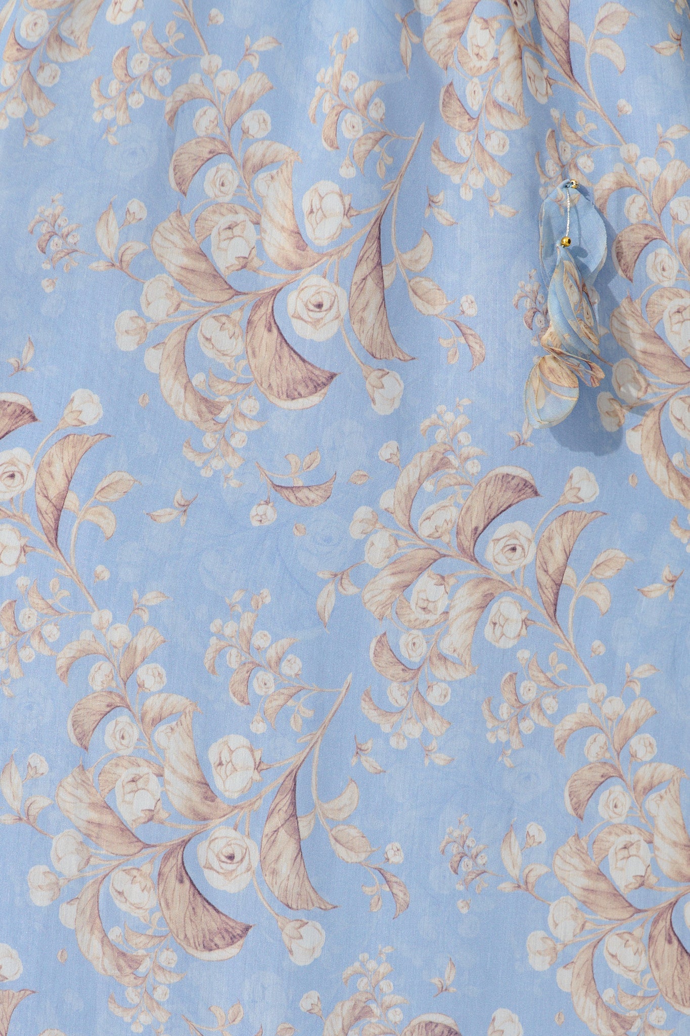 Gardenlight Maxi Skirt in Blue Floral