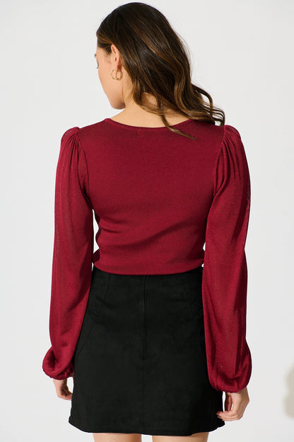 Arya Skirt in Black Suedette