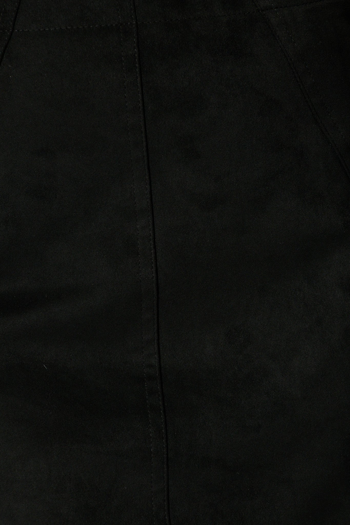 Arya Skirt in Black Suedette
