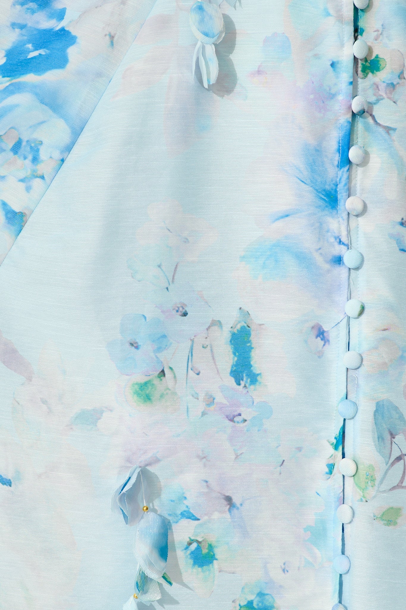 Oasis Bloom Maxi Dress in Blue Floral