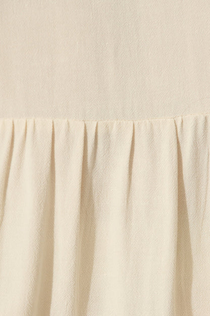 Bonnie Top in Ivory Linen Blend