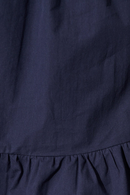Kierah Dress in Navy Cotton