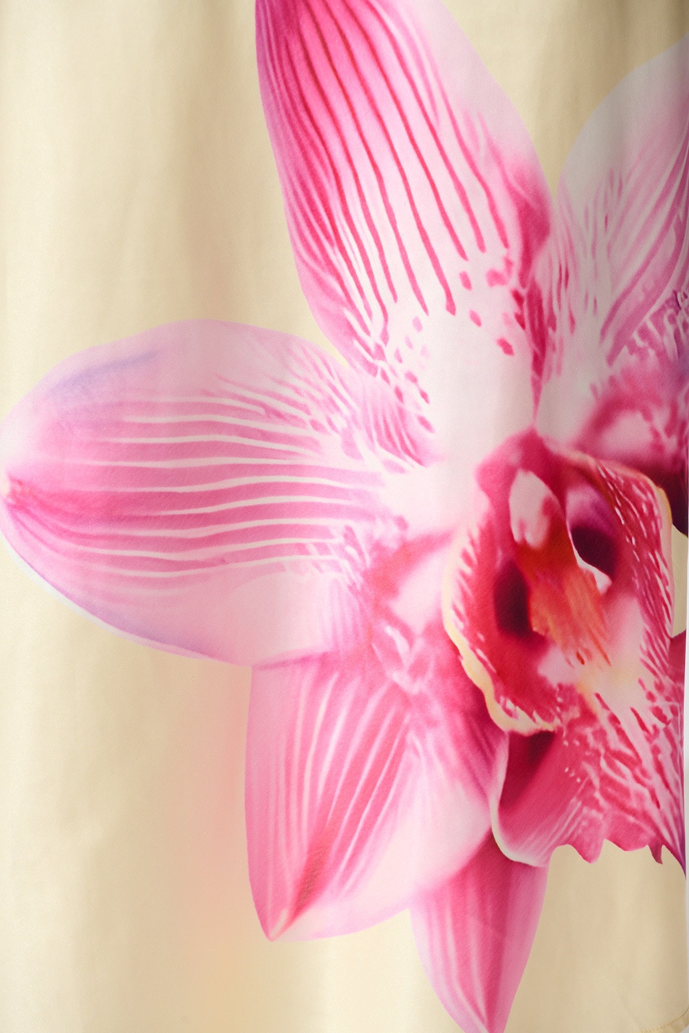 Sarita Maxi Off Shoulder Dress in Butter Yellow Floral Satin