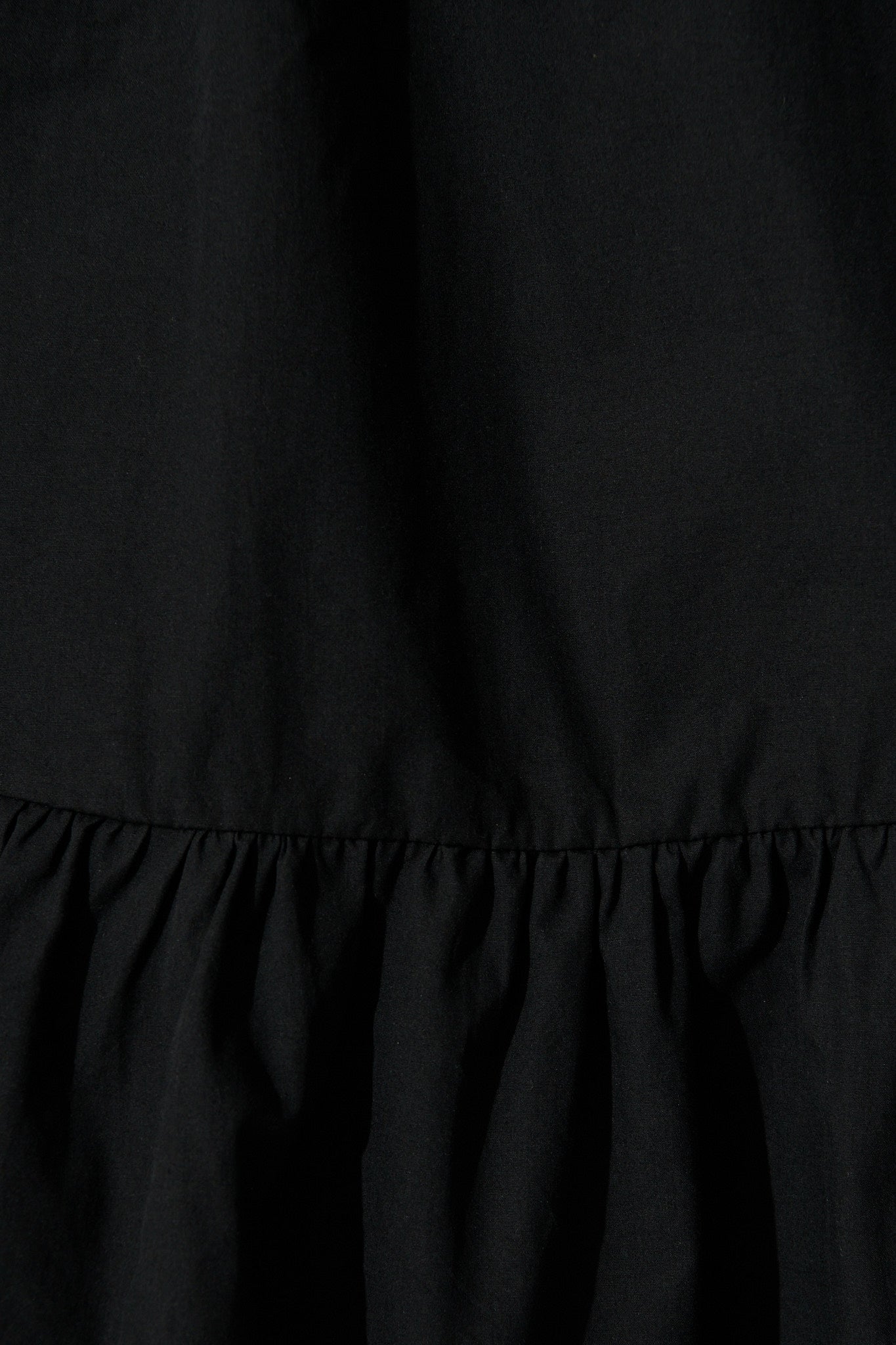 Kierah Dress in Black Cotton