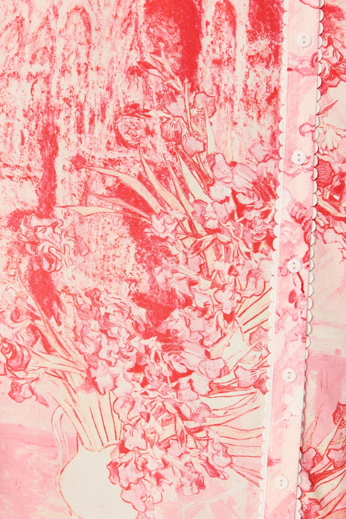 Hope Maxi Shirt Dress in Multi Pink Print