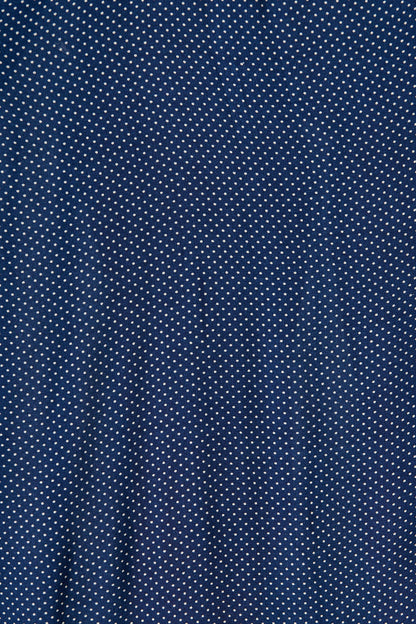 Inara Midi Dress in Navy with Polka Dot