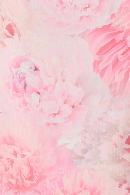 Maelis Maxi Dress in Pink Floral Chiffon