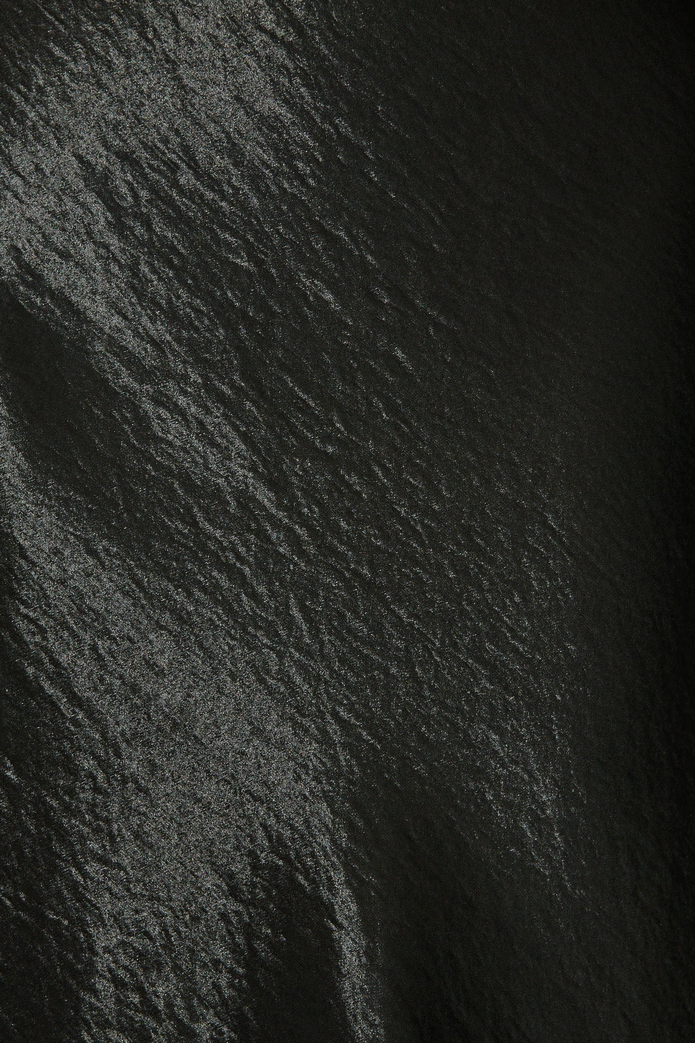 Satin Poise Midi Skirt in Black