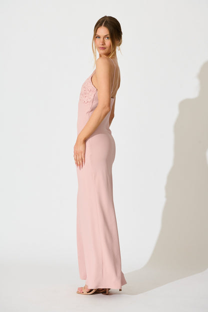 Lush Reverie Maxi Dress in Rose