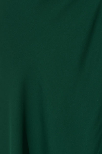 Marielle Off Shoulder Maxi Dress in Emerald Chiffon