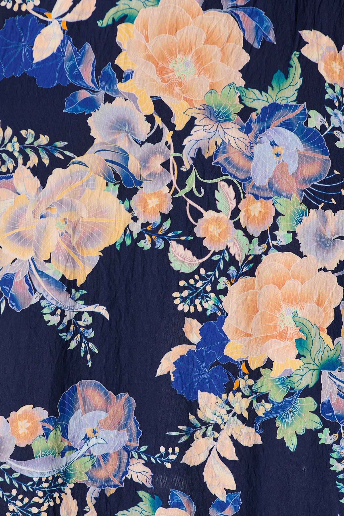 Nela Maxi Sundress In Navy with Multi Floral