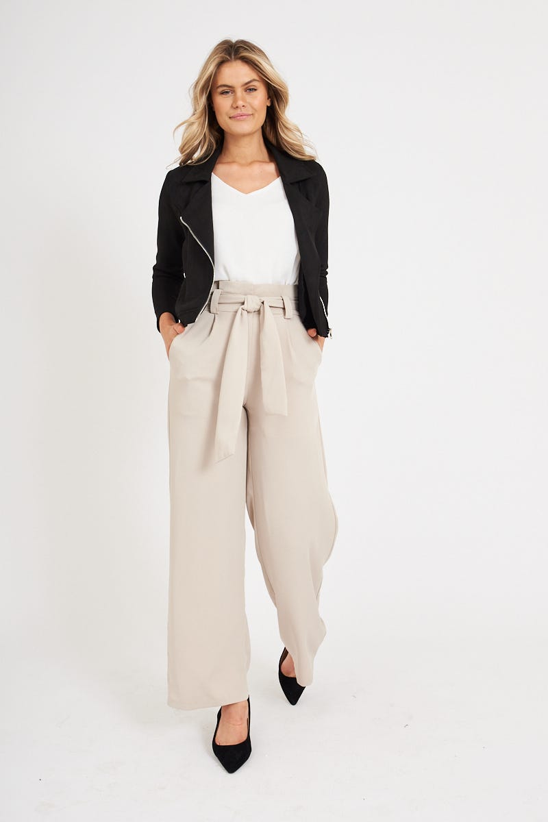 Alter Ego Pants In Beige